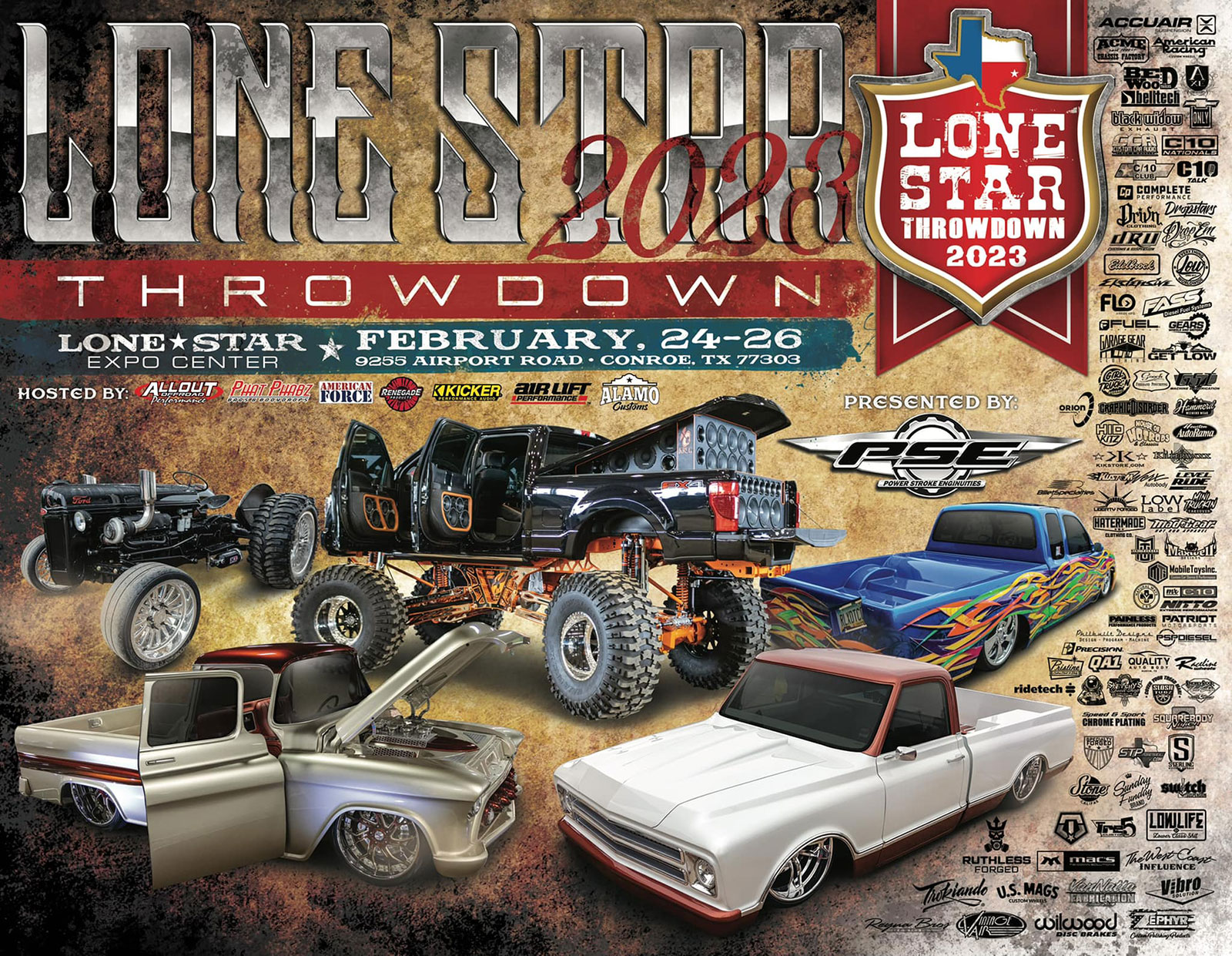 Lone Star Throwdown World's Best Truck Show Conroe, Texas